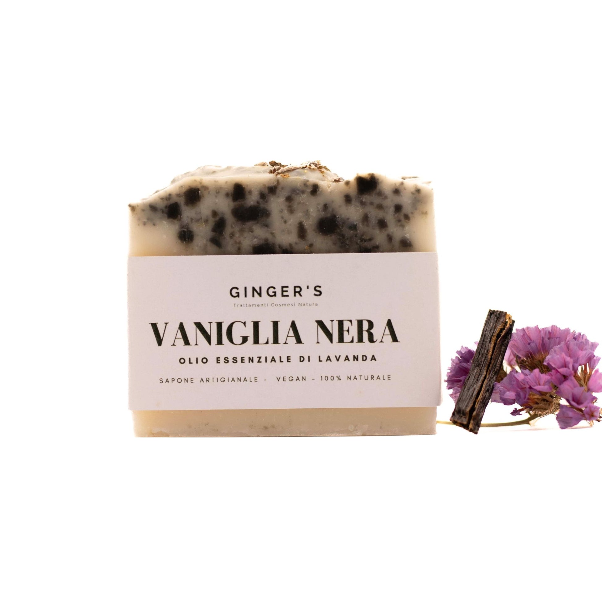 Sapone solido vaniglia nera - Ginger's Lab